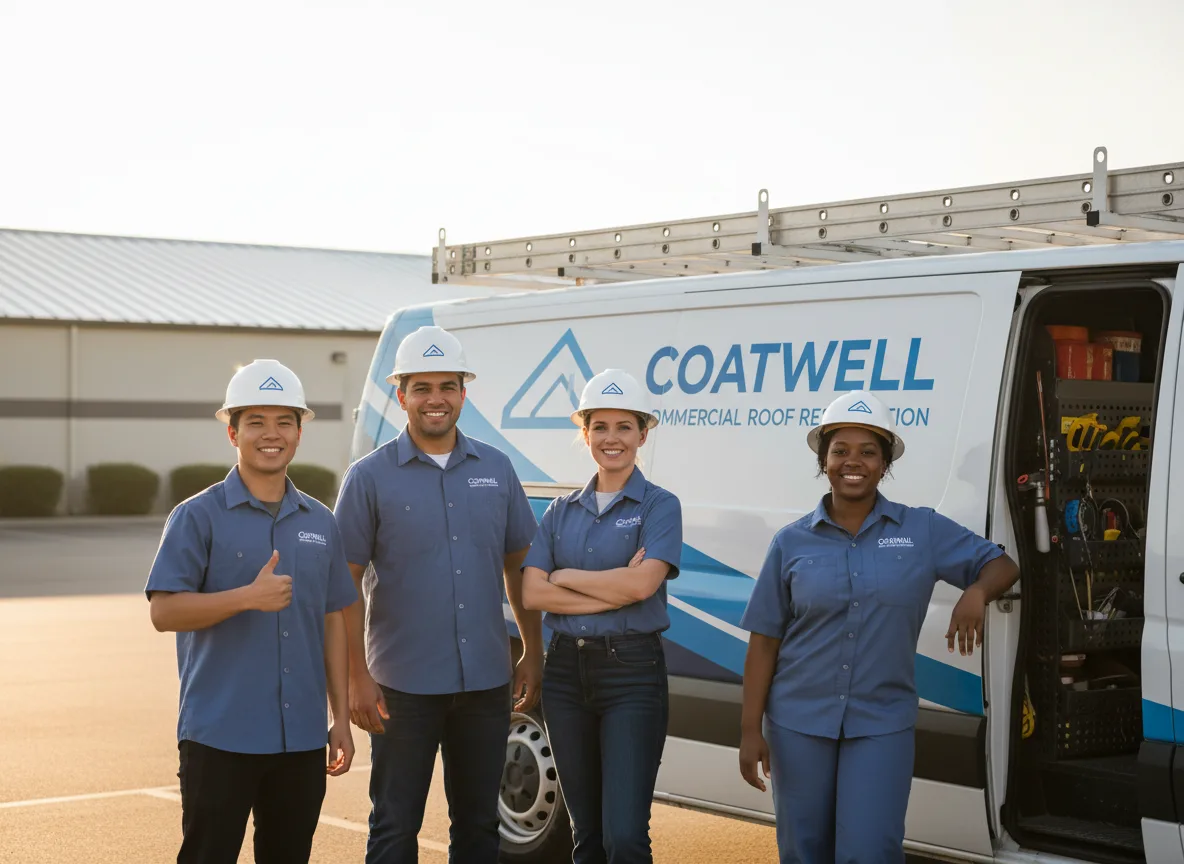 Commercial roof coating company in Medway, ME